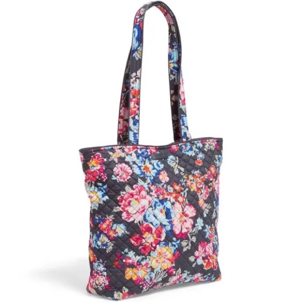 Vera Bradley Iconic Medium Tote Pretty Posies 2019 Purse Bag Shoulder
